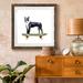 Wexford Home 10_Pups On Wheels IV-Premium Framed Print - Ready To Hang Canvas, Solid Wood in Black/Blue/Green | 17 H x 17 W x 1.5 D in | Wayfair