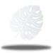 Bayou Breeze Tropical Leaf Metal Wall Accent Metal in White | 24 H x 22.25 W x 0.06 D in | Wayfair 4354002885424C5F93706C4C4E4605E9