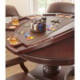 Gracewood Hollow Djaout Round Cherry Table with Removable Top