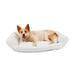 Snooze Fest Rectangle Nester Dog Bed, 32" L X 24" W X 8" H, Gray, Medium