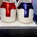 Gucci Shoes | Gucci Sneakers With Removal Gucci Top. Clean Pair. | Color: Red/White | Size: 10.5