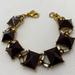 J. Crew Jewelry | J Crew Panel Bracelet | Color: Black/Gold | Size: Os