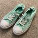 Converse Shoes | Converse All Star With Elastic Back - Mint Eyelet Lace | Color: Blue/Green | Size: 7