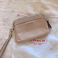 Coach Bags | Coach Petal Pink Wristlet Wallet / Phone Case | Color: Pink | Size: 6”X4”