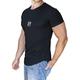 KM Men's Sports and Everyday T-Shirt - Men's Short Sleeve Shirt for Fitness Gym, Training & Outdoor, Slim Fit, Black, l