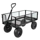 Realwork 1000 Lb Heavy Duty Multi Purpose Utility Cart Metal in Black | 26.5 H x 24 W x 47 D in | Wayfair 405017R