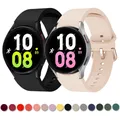 Bracelet en silicone pour Samsung Galaxy Watch 20mm 22mm 5 Pro 4 Classe 44mm 40mm 46mm