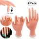 Main Flexible et Mobile en Silicone et Plastique pour Entraînement des Ongles Fausse Main Outil de