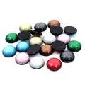 Lot de cabochons en résine à dos plat mélange de couleurs AB 16mm 20 pièces par lot 12mm 40