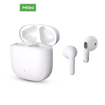 Ata iiW-Écouteurs intra-auriculaires Bluetooth TWS casque compatible blanc corps ultra-petit