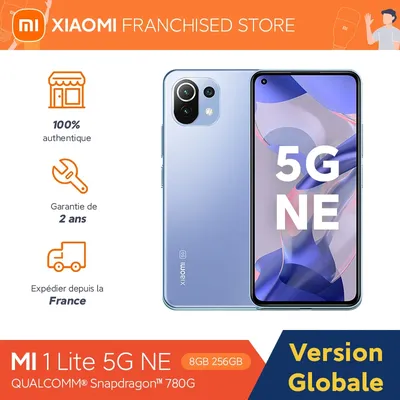 Xiaomi – Smartphone Mi 11 Lite, Version globale, 5G NE, Snapdragon 778G Octa Core, caméra 64mp,