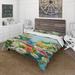 Designart 'Still Life Of Colorful Wildflowers I' Traditional Duvet Cover Set