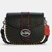 Coach Bags | Coach Georgie Saddle Bag Nwt | Color: Black/Red | Size: Os