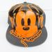 Disney Accessories | Mickey Mouse Dj Baseball Hat Cap Disney Parks Authentic Embroidered Gray Orange | Color: Gray/Orange | Size: Os