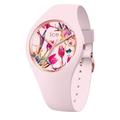 Ice-Watch - ICE flower Lady pink - Rosa Damenuhr mit Silikonarmband - 019213 (Small)