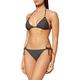 O'Neill Women's PW Capri BONDEY Fixed Set-MM Bikini, 9925 Black AOP W/Yellow, 40-42 (Pack of 3)