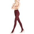 FALKE Women Pure Matt 100 denier tights, 1 pair, Size S-M, Red, polyamide mix - Opaque tights, ideal for business looks