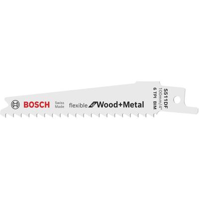 2x Säbelsägeblatt s 511 df Flexible for Wood and Metal - 2608657722 - Bosch Image