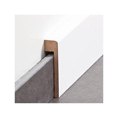 Abdeckleiste für Fliesensockel bis 85 mm (mdf foliert / 720.96.13.85) - Farbe: weiß