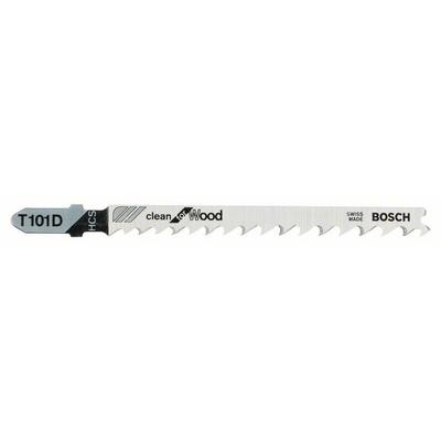 Bosch - 5 Stichsägeblätter t 101 d Clean for Wood Stichsäge Sägeblatt 2608630032