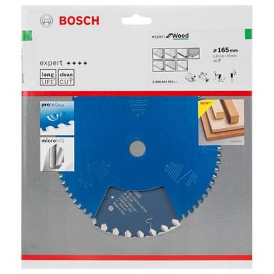 Bosch - HM-Sägeblatt 165x2,6x20 Z36 2608644023 Expert for Wood für Handkreissägen