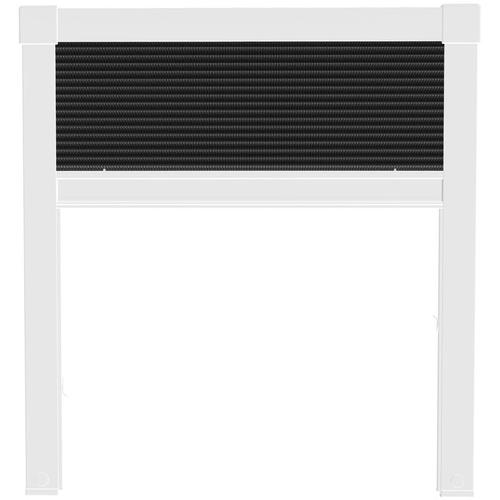Fliegengitter Plissee für Dachfenster Insektenschutz Dachfensterplissee in weiß in verschiedenen