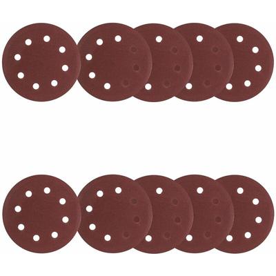 Dema - Klett Schleifscheibe 180mm K150 10x Schleifscheiben Metall Stahl Holz Kunststoff Image