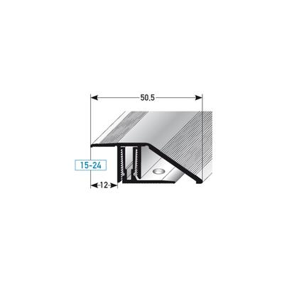 Ausgleichsprofil / Anpassungsprofil für Laminat / Parkett "Bellingham", für Höhe 15 - 24 mm, 50,5