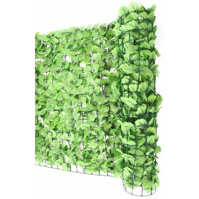 HHG - Balkonsichtschutz, Sichtschutz Windschutz Verkleidung für Balkon Terrasse Zaun 500x150cm Image