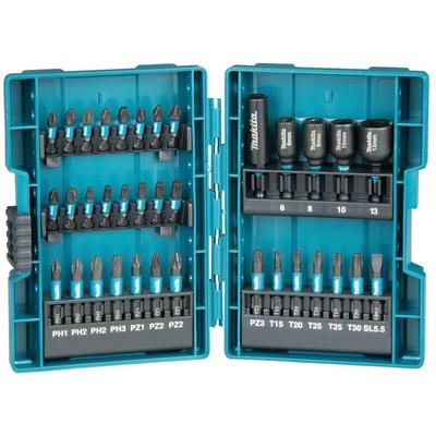 Box-Tipps, langweilige und Sockets wirken sich auf schwarze 35-PC Makita B-66880 aus