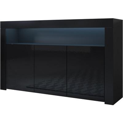 Sideboard Modern mi led Küchenschrank Kommode Wohnzimmerschrank 3 Türen Aufbewarungsschrank Buffet Image