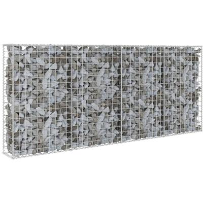 Vidaxl - Gabionenwand mit Abdeckung Verzinkter Stahl 200×20×85 cm