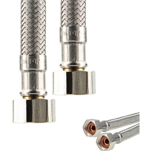 Sanitär Verbindungsschlauch 1/2 üwm x 1/2 üwm x 150 mm - ktw-a- dvgw - Tecuro
