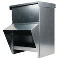 Futterautomat 8 Kg Futter Spender Trog Kaninchen Hase Geflügel Futternapf Deckel