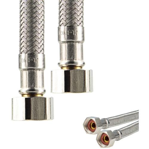 Sanitär Verbindungsschlauch 3/8 üwm x 3/8 üwm x 300 mm - ktw-a- dvgw - Tecuro