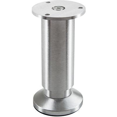 4er Pack - Möbelfuß alpha Alu gebürstet Höhe 120 mm Image