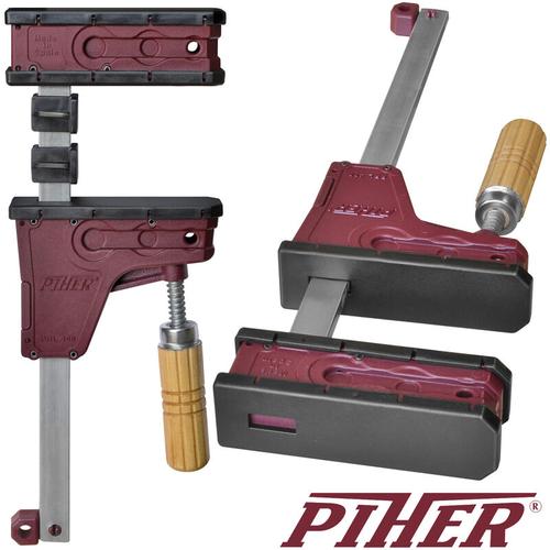 2 x Piher 80 cm PRL400 Parallel-Zwinge Korpus-Zwinge Verleim-Zwinge Schraub-Zwinge 400 kg