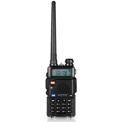 BAOFENG UV-5R Interphone Walkie Talkie Zwei-Wege-Radio FM-Transceiver Dual-Band DTMF-codierter