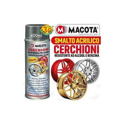 Macota Smalto Speciale Cerchioni Vernice Spray 400 ML Acrilico Oro Metallizzato