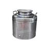 Contenitori contenitore bidone fusto in acciaio inox per olio litri: 10 lt