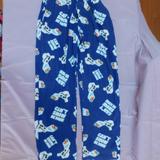 Disney Pants | 5/$25.00 Disney Olaf Can't Snow Me Down Sleep Pant Small | Color: Blue/Orange | Size: S