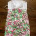 Lilly Pulitzer Dresses | Lily Pulitzer Strapless Dress | Color: Green/Pink | Size: 00