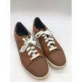 Adidas Shoes | Adidas Men's 'Adicross' Brown Leather Golf Shoes Spikeless Size Us 9.5 | Color: Brown/White | Size: 9.5