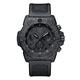 Luminox Navy SEAL Blackout XS.3581.BO Herrenuhr 45mm - Taucheruhr in Schwarz mit Datumsanzeige Chronograph 200m wasserdicht