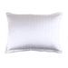 Ann Gish Quilted Silk Channel Pillow Sham Silk in White | 20 H x 4 D in | Wayfair SHNQK-WHI