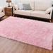 Pink 47.24 x 2.5 in Area Rug - Everly Quinn Dosie Handmade Shag Area Rug Sheepskin/Faux Fur | 47.24 W x 2.5 D in | Wayfair