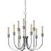 Red Barrel Studio® 5709 Concord 9 Light 28" Wide Chandelier - Nickel Metal | 30 H x 28 W x 28 D in | Wayfair C8B3F87375F648E994762A96EAEF78DB