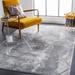 Gray/Yellow 48 x 0.55 in Indoor Area Rug - Everly Quinn Erharuyi 800 Area Rug In Grey/Gold | 48 W x 0.55 D in | Wayfair