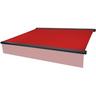 Planesium Premium Markisentuch ( 3m / 300cm x 200cm / 2m Rot ) Markisenbespannung Markisenstoff Markisen Tuch Markisevolant OHNE Volant