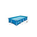 56424 Steel Pro piscine rectangulaire bleue 400x211x81 cm avec cadre et pompe de filtration